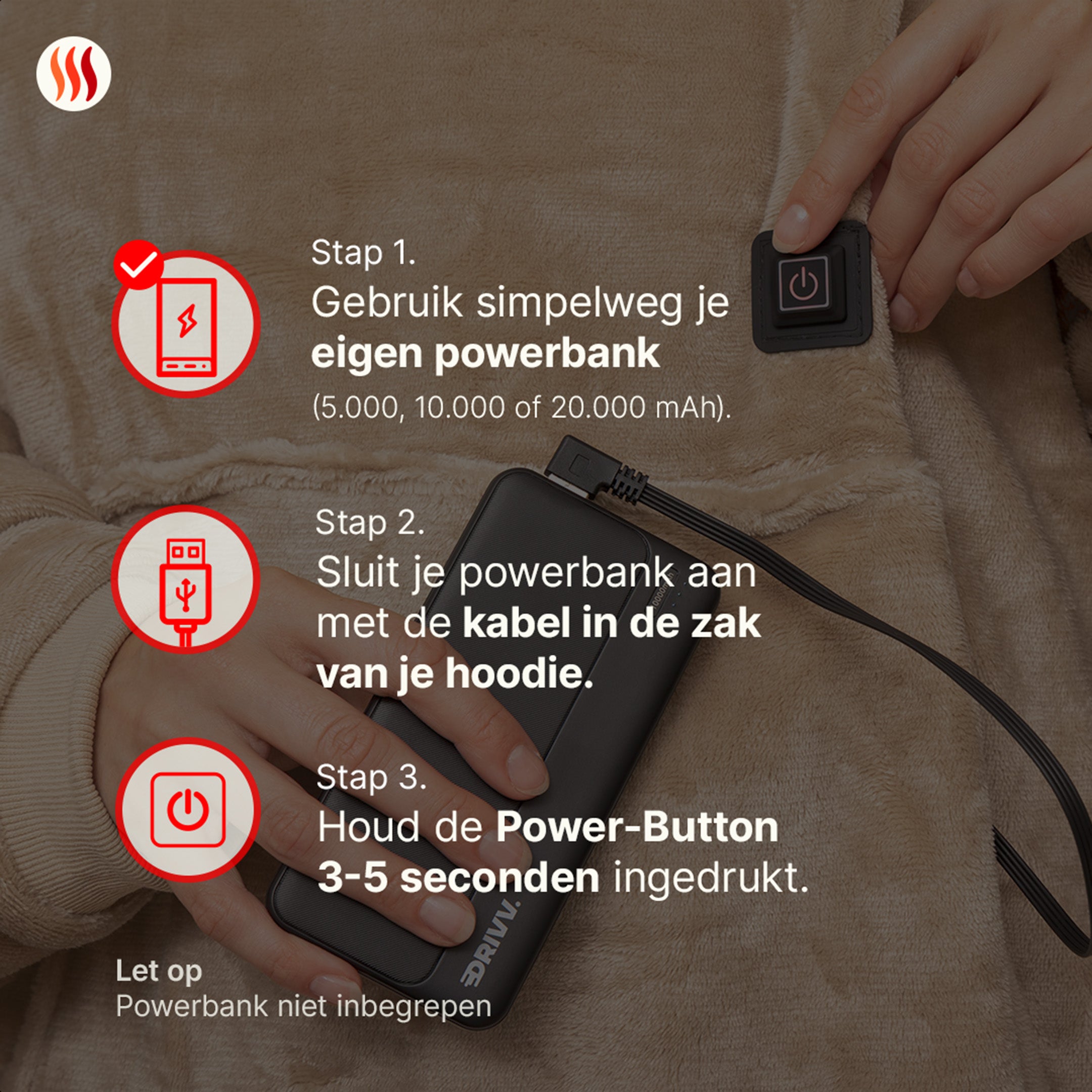 Seranova Verwarmde Snuggle Hoodie - Refurbished - Seranova