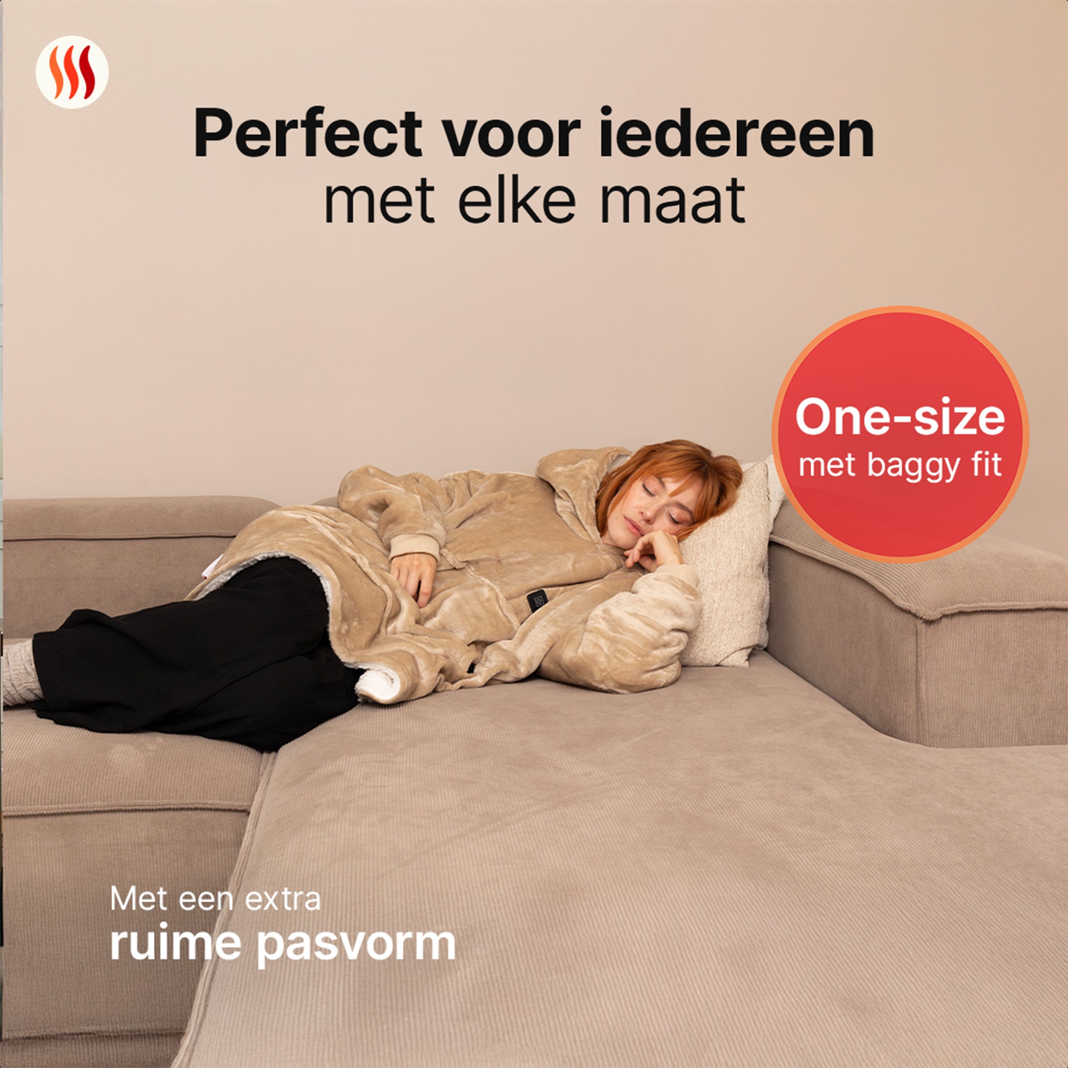 Seranova Verwarmde Snuggle Hoodie - Refurbished - Seranova