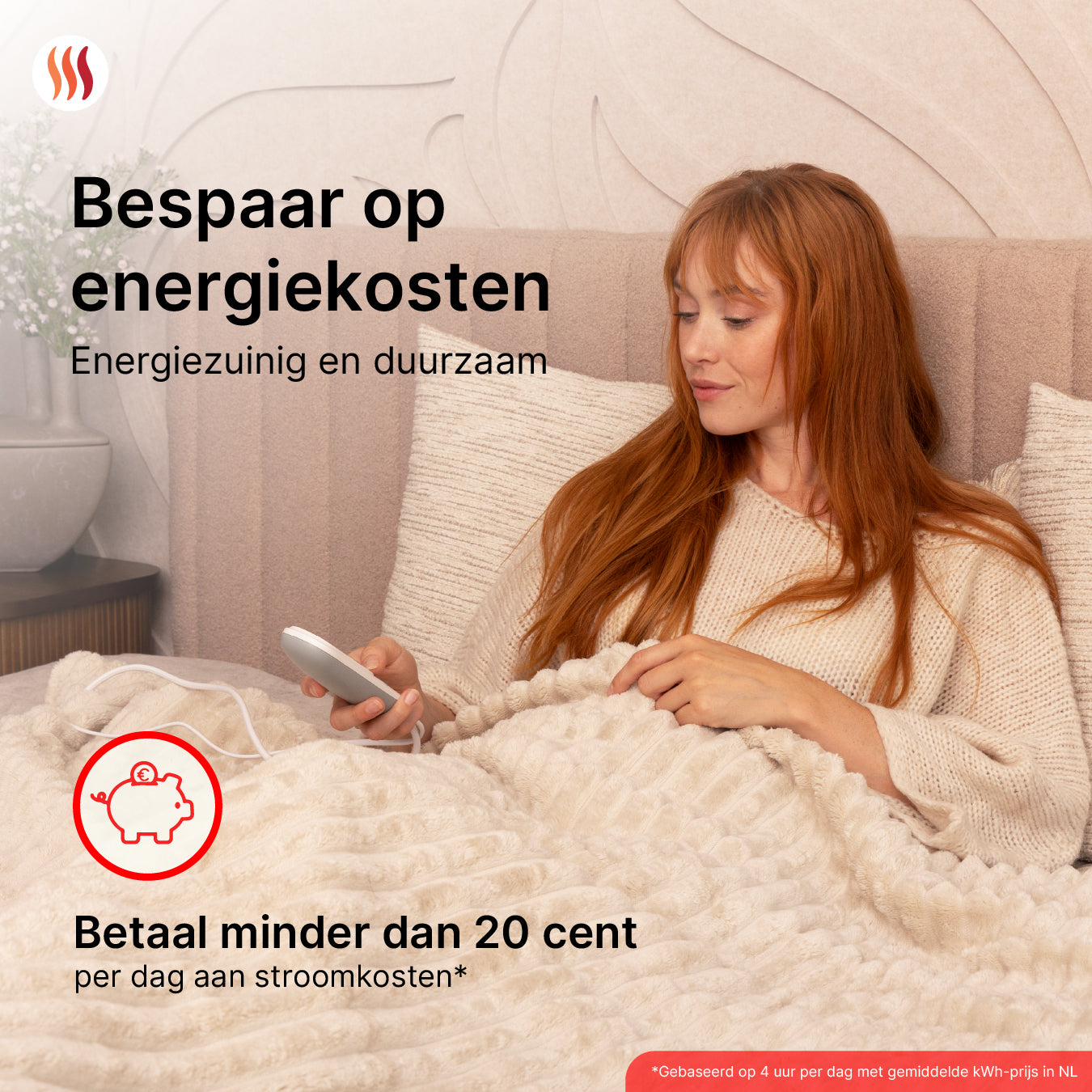 Premium Elektrische Deken Striped