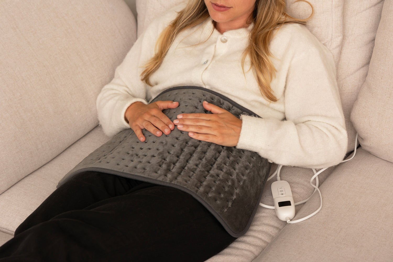 Elektrisch warmtekussen voor menstruatiepijn - Seranova