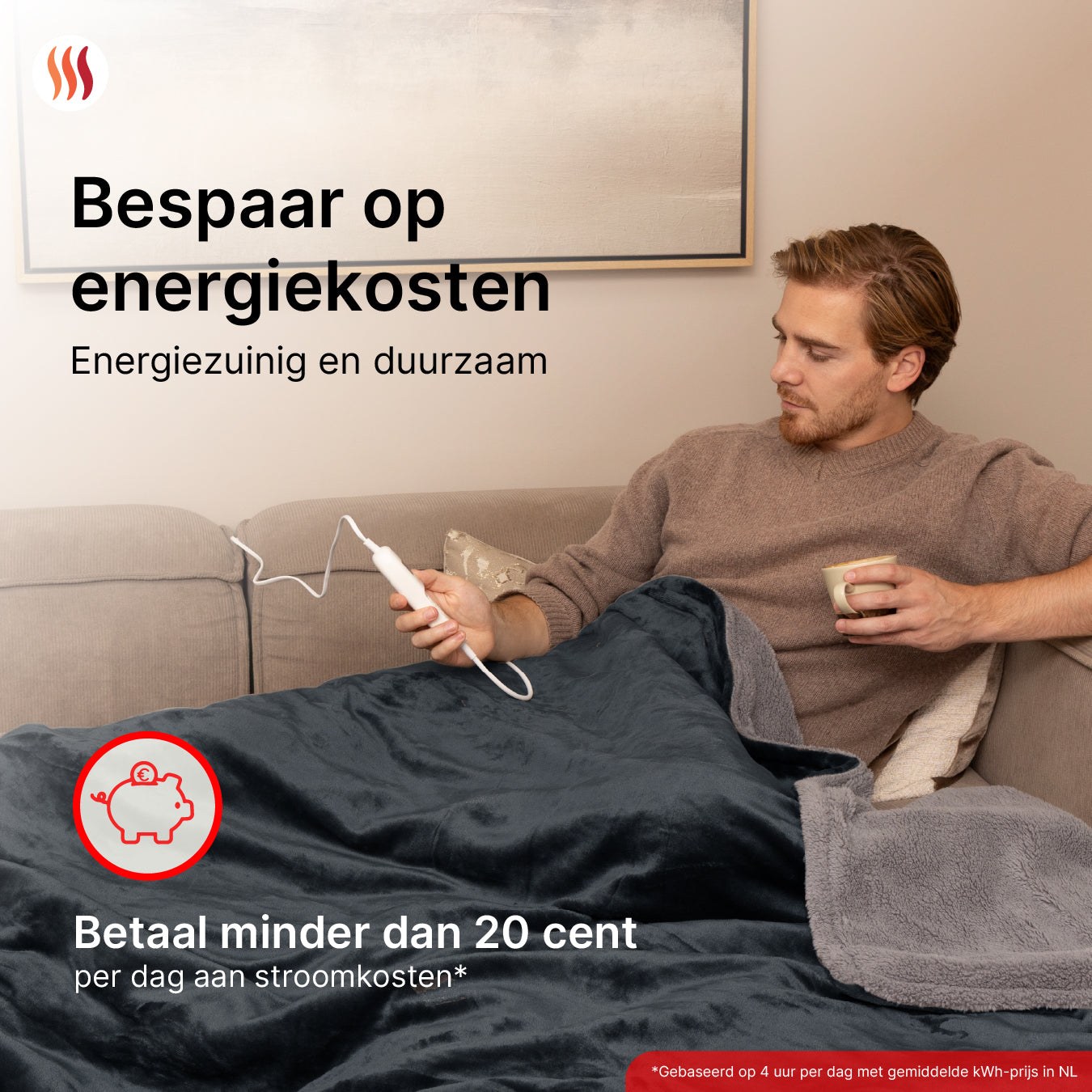 Elektrische Deken XXL (Refurbished) - Seranova