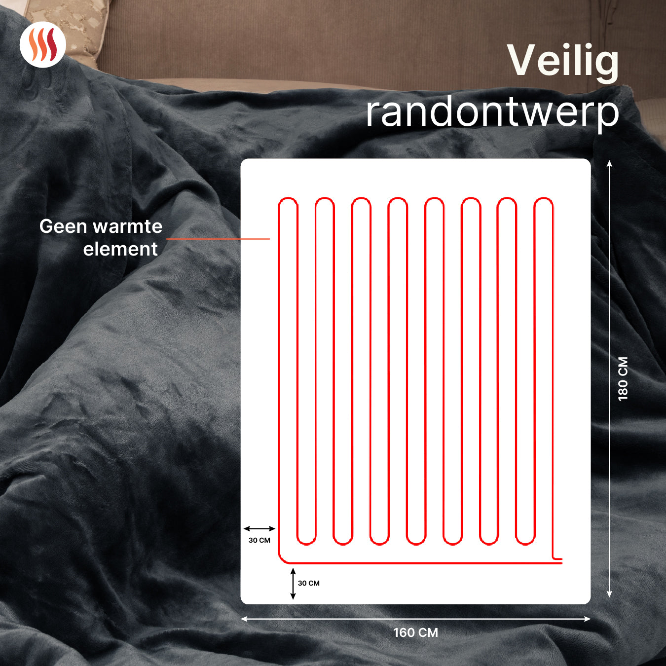 Elektrische Deken XXL (Refurbished) - Seranova