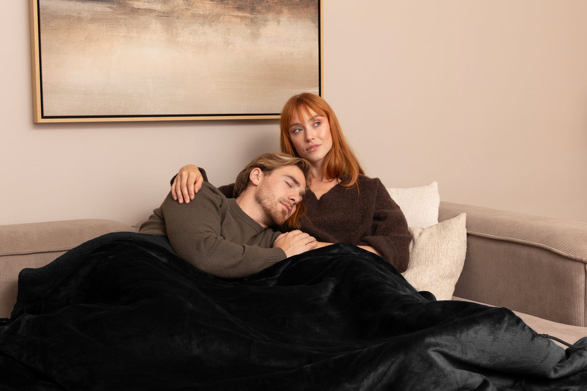 Tweepersoons elektrisch deken kopen voor bank of bed