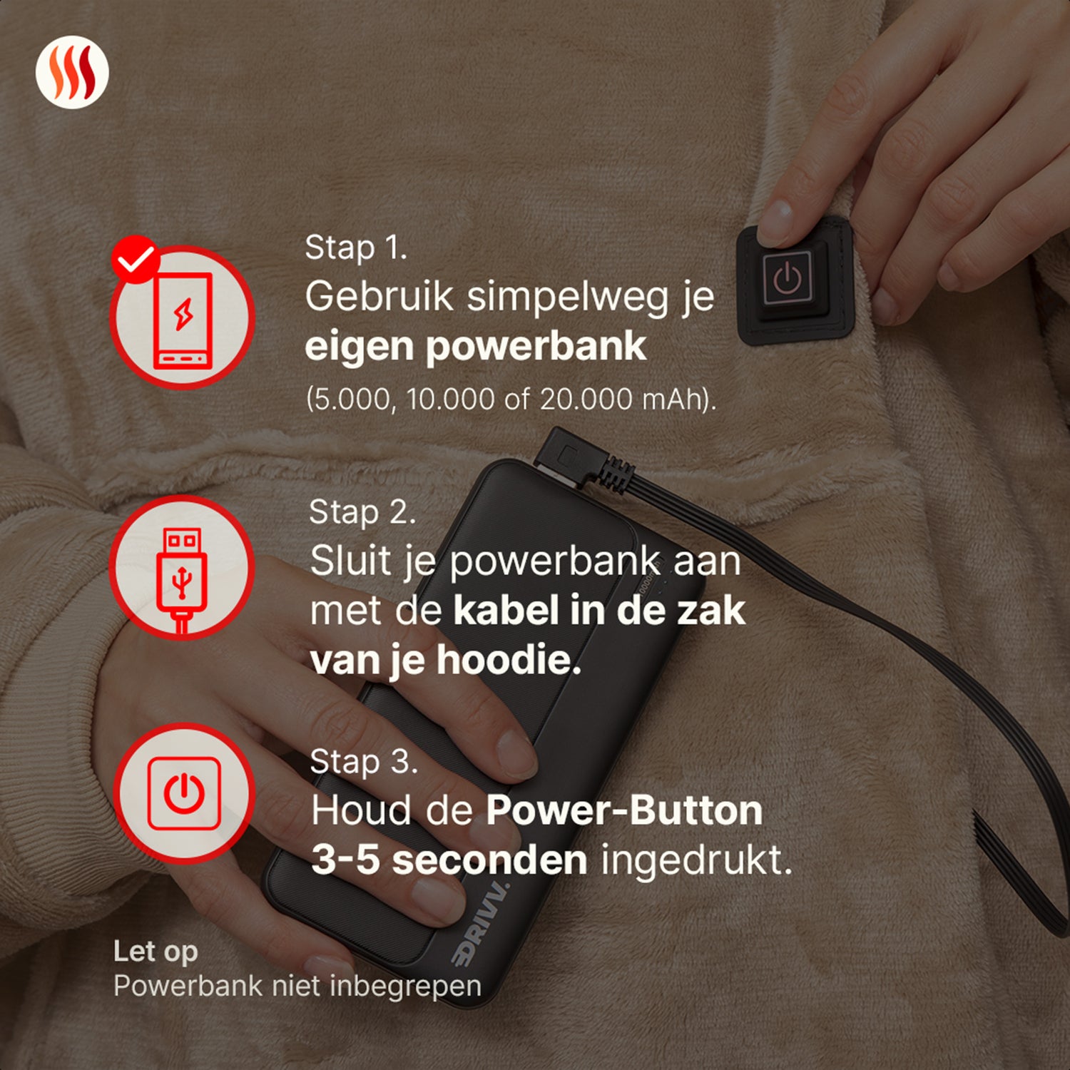 Seranova Verwarmde Snuggle Hoodie - Refurbished - Seranova