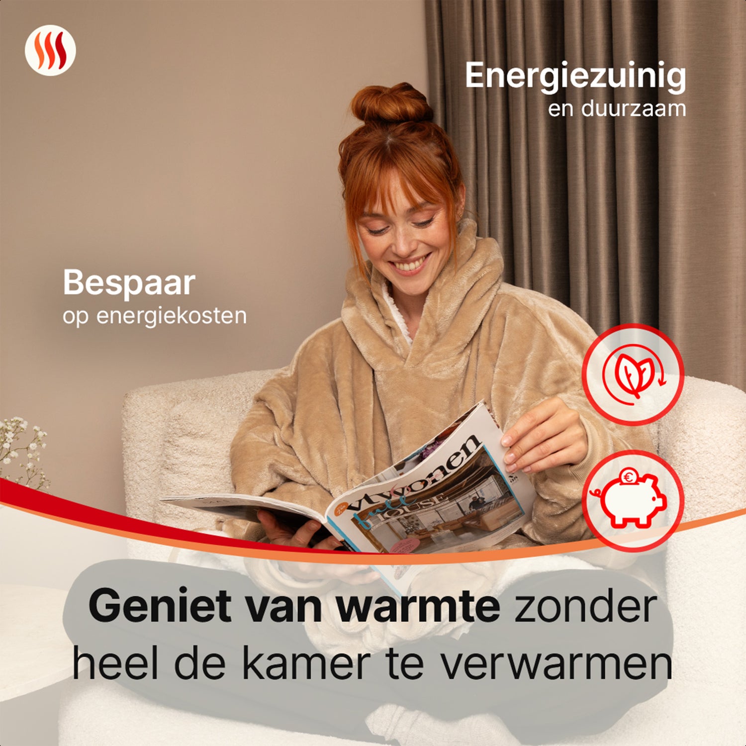Seranova Verwarmde Snuggle Hoodie - Refurbished - Seranova