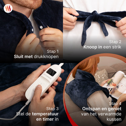 Verzwaard Warmtekussen - rug, nek &amp; schouder