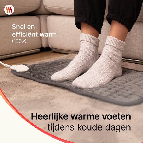 Elektrische Warmtekussen XL - Donkergrijs - Seranova