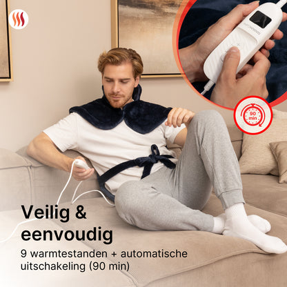 Verzwaard Warmtekussen - rug, nek &amp; schouder