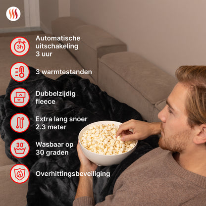 Elektrische Deken Light - Antraciet