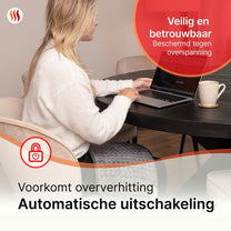 Elektrische Warmtekussen XL - Donkergrijs - Seranova