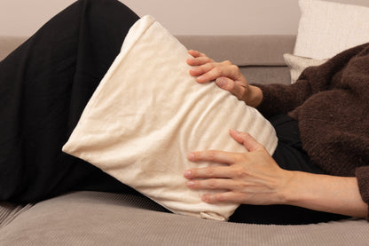Elektrische Warmtekussen XL met hoes - Beige - Seranova
