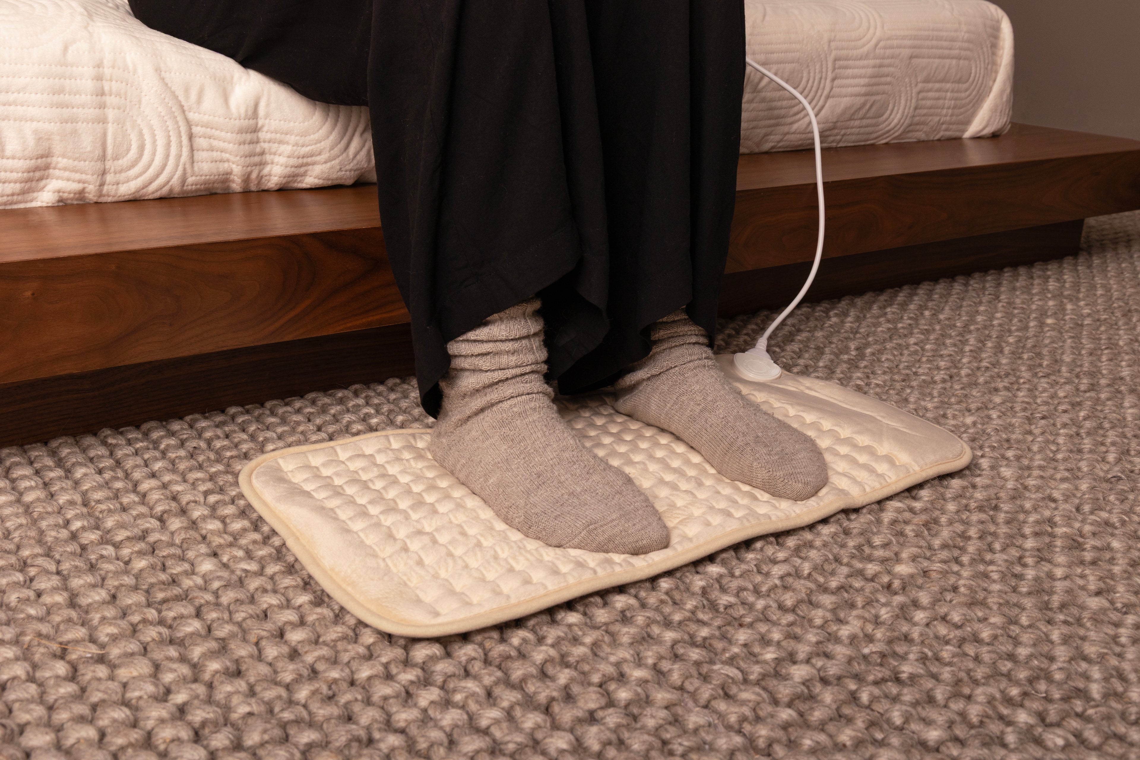 Elektrische Warmtekussen XL met hoes - Beige - Seranova