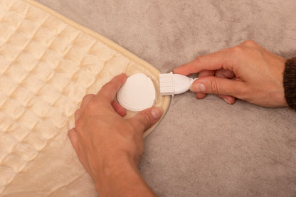 Elektrische Warmtekussen XL met hoes - Beige - Seranova