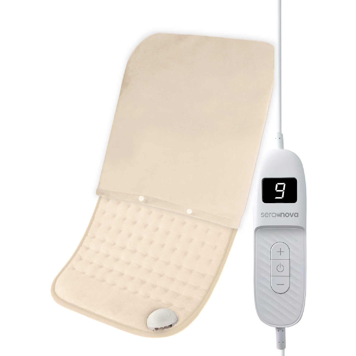 Elektrische Warmtekussen XL met hoes - Beige - Seranova
