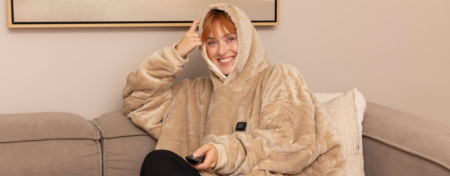 Verwarmde snuggle hoodie kopen - Seranova